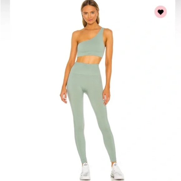 SET ACTIVE Other - Set Active One Shoulder Set (Top and Leggings) Sz S